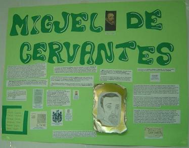 IES de Valmojado: Mural de Cervantes 2